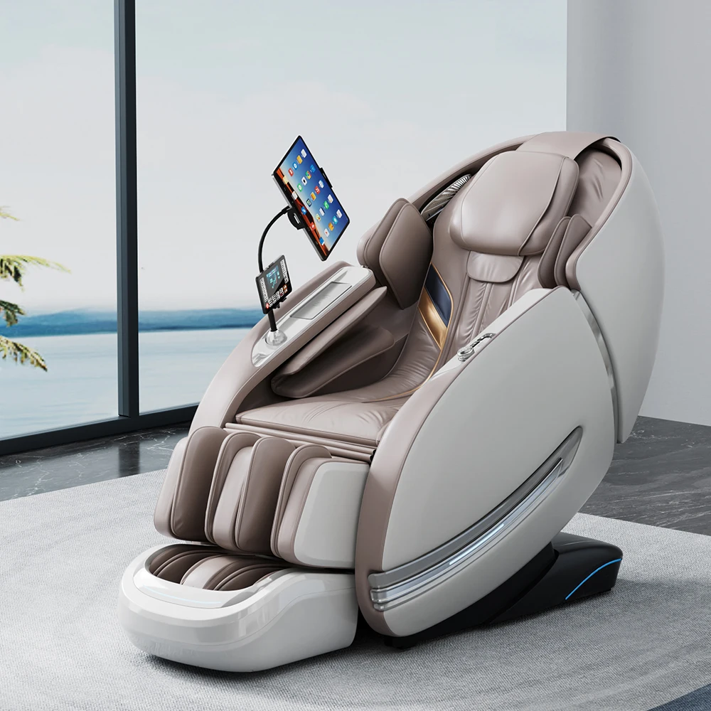 GUOHENG Manufacturer Price Shiatsu Full Body Chair Massage 4d zero Gravity Music Foot Massage Chair