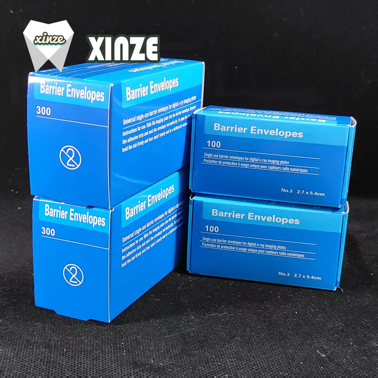 0/1/2/3# Dental Barrier Envelopes X Ray Film Protection Pouch Cover Bags For Digital Radiography Sensor Dentistry Tool