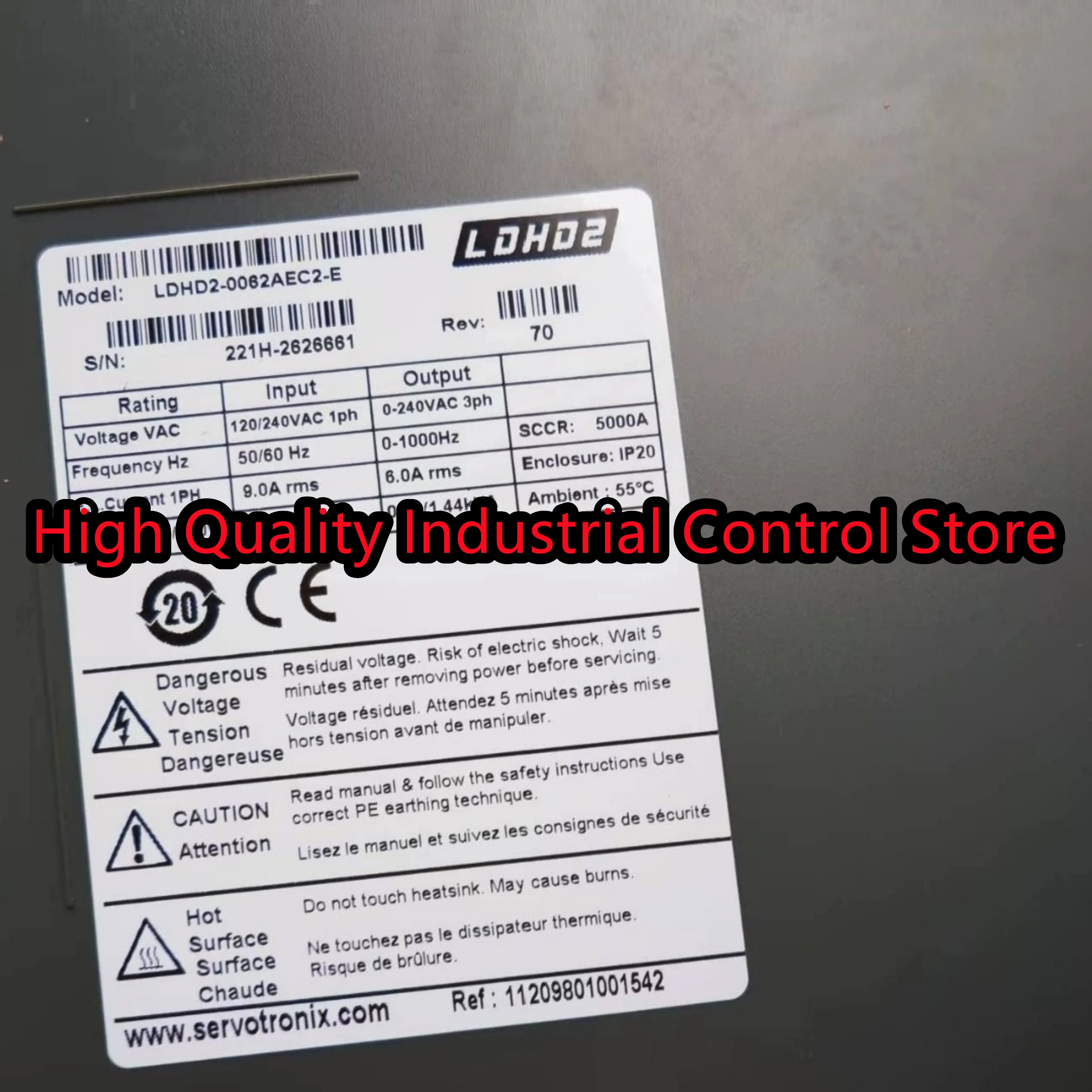 

Сервопривод LDHD2-0062AEC2-E LDHD2-0062AEC-E новый в коробке