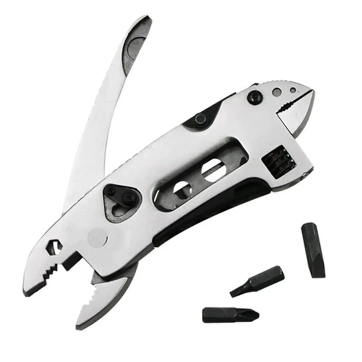 PROMOTION!Multi-Tool Pliers Pocket Screwdriver Repair Kit Adjustable Jaw Wrench Survival Multi Hand Tools Mini