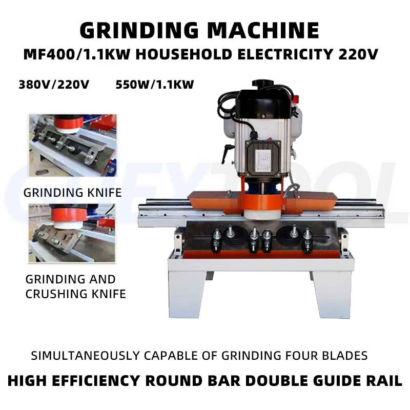 Imagem -06 - Máquina Universal de Apertura do Crusher de Madeira Mf400 Máquina Elétrica de Apertura Pequena Máquina de Apertura do Planador Horizontal Alçador Elétrico Linear de Alta Precisão Planador Horizontal Pequeno 220v380v