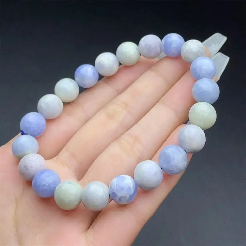 10MM Natural Colored Sodalite Bracelet Women Fashion Round Stone Elegant Healing Strand Bangles Wristband Gift 1PCS