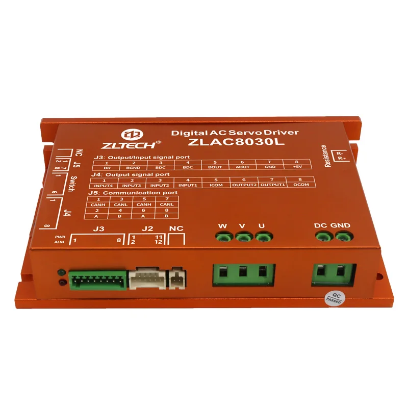 New ZLTECH CANOPEN Modbus RS485 30A-60A 24V-48V 1000W Brushless 3 Phase AGV DC Hub Servo Motor Controller Driver For Handli