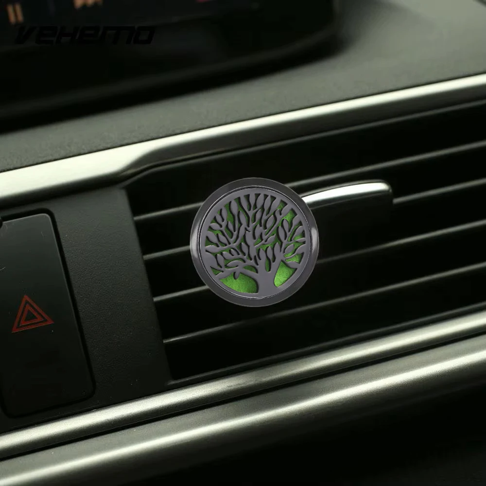 Bild 6: Schwarz Hohl Herz Form Muster Auto Lufterfrischer Diffusor Clip Aromatherapie Medaillons Ätherisches Öl Parfüm Outlet Anhänger Geschenk
