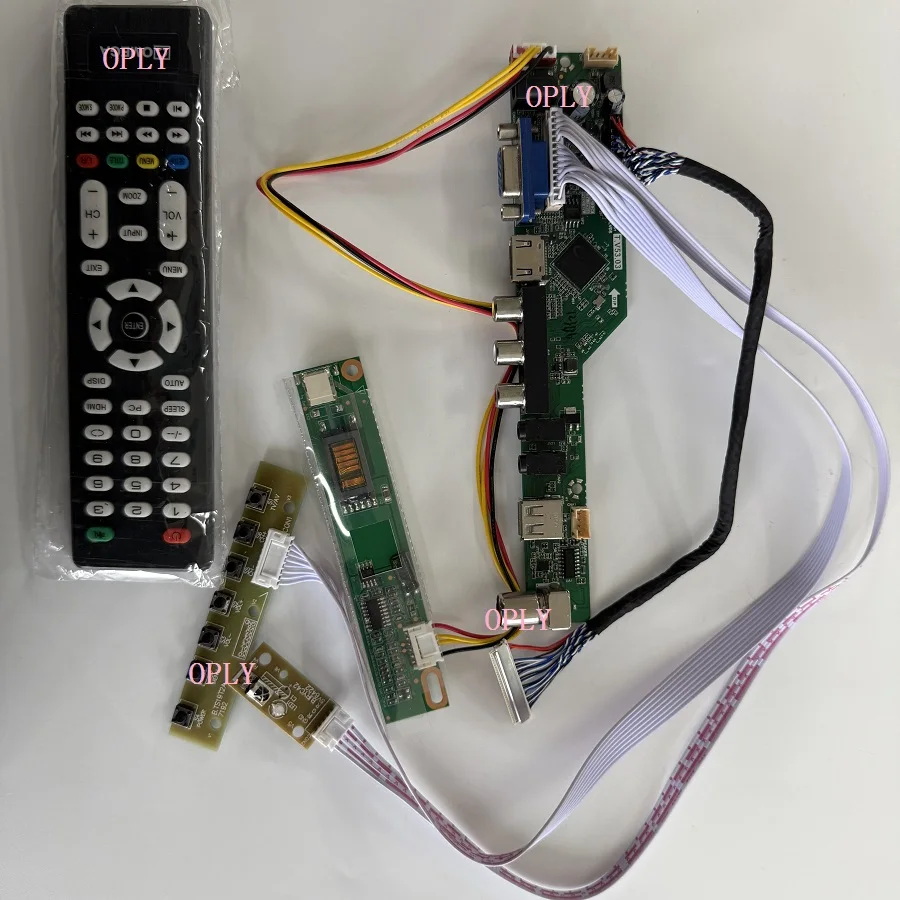 TV Controller Board kit HDMI-Compatible USB Audio VGA AV for N156B3 N156B3-L02/L0B 1366*768 LCD LED panel screen monitor display view 2
