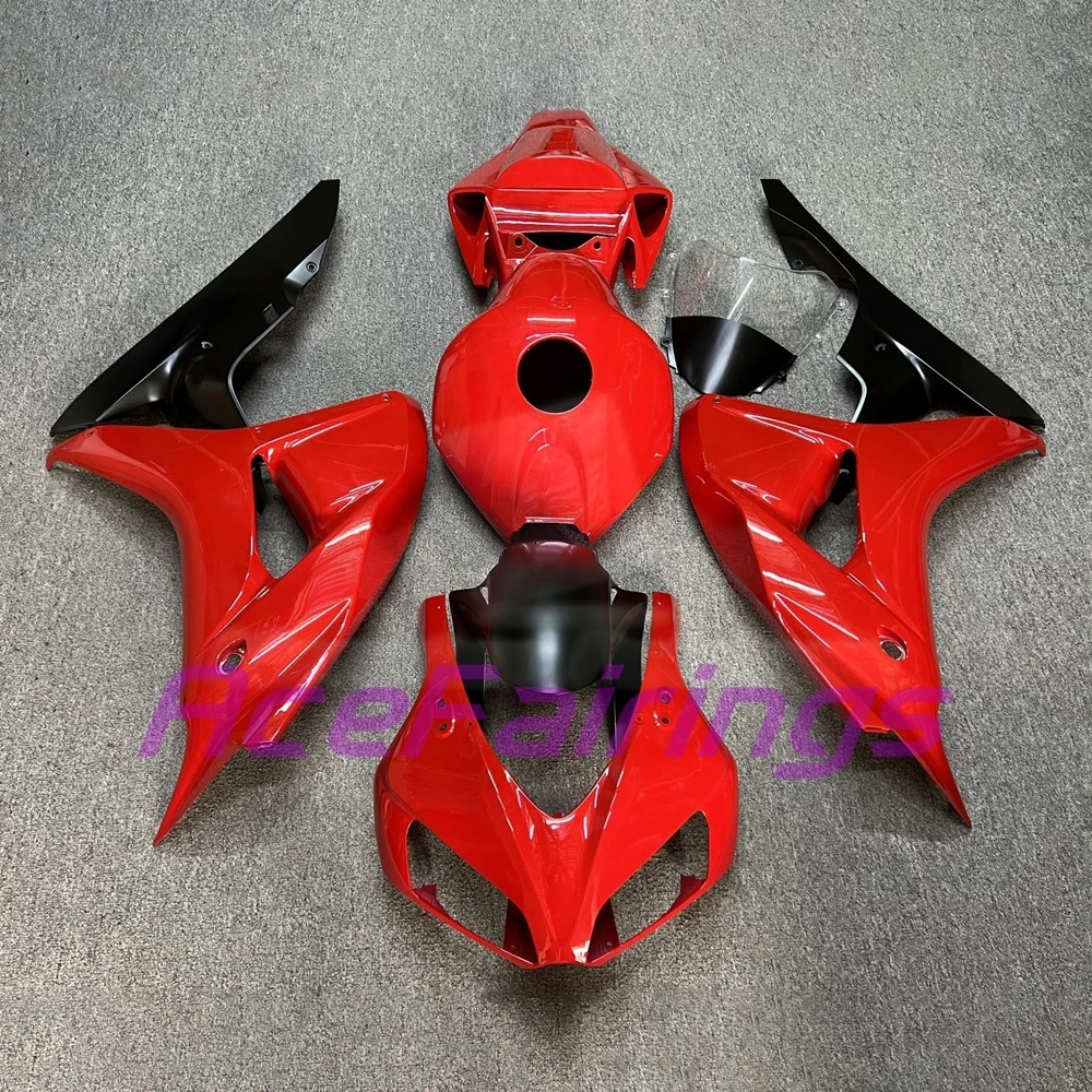 Fairing Kit Carbon Fiber Effect Fit For Honda 2006 2007 CBR1000RR ABS Plastic Motorcycle Fairings 06 07 CBR 1000RR YJ01