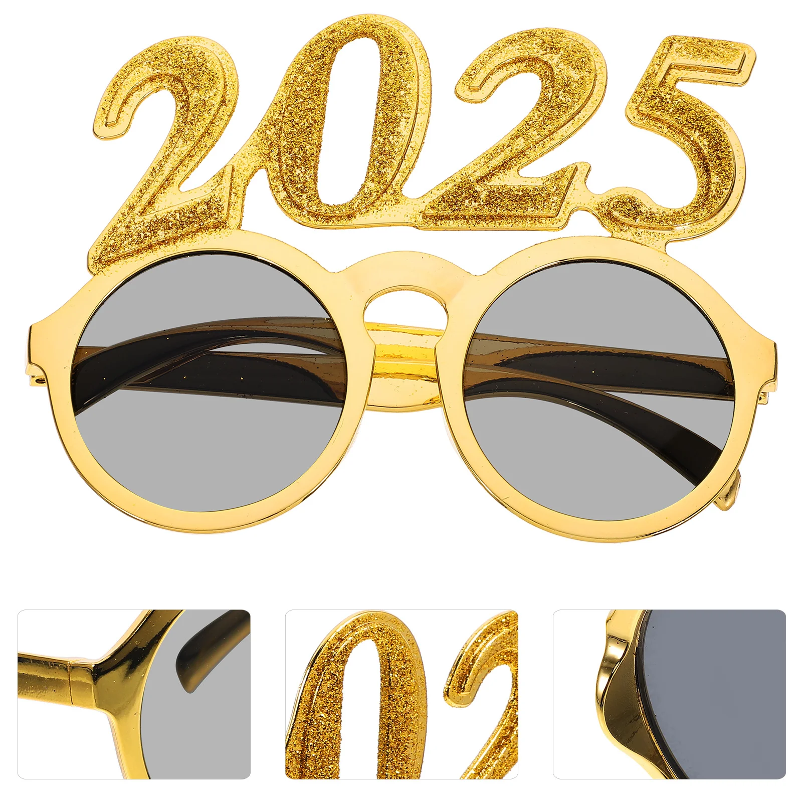 

2025 New Year Party Eyeglasses Pc Material Lightweight Decorative Party Glasses Festival Photo Props 2025 Eyeglasses