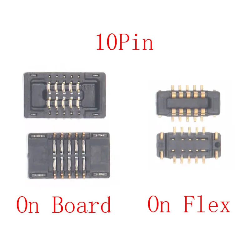 2-5pcs Fingerprint FPC Connector On Motherboard for Xiaomi Redmi 10C/3X/12C 9C/14c NOTE 13 4 4X 5A/6 8 9 Pro/10/11/11T K30/K30S