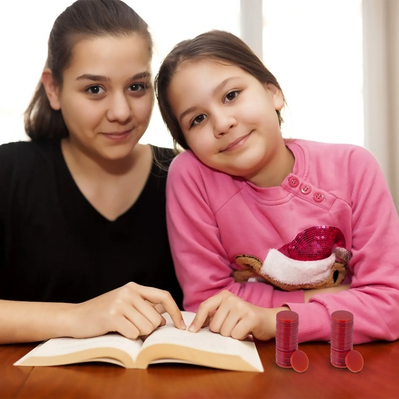 100-pecas-de-fichas-redondas-de-plastico-para-contagem-ideais-para-o-aprendizado-de-matematica-infantil-fichas-educativas-coloridas-acessorios-para-jogos-de-bingo-a-prova-d'agua-e-duraveis
