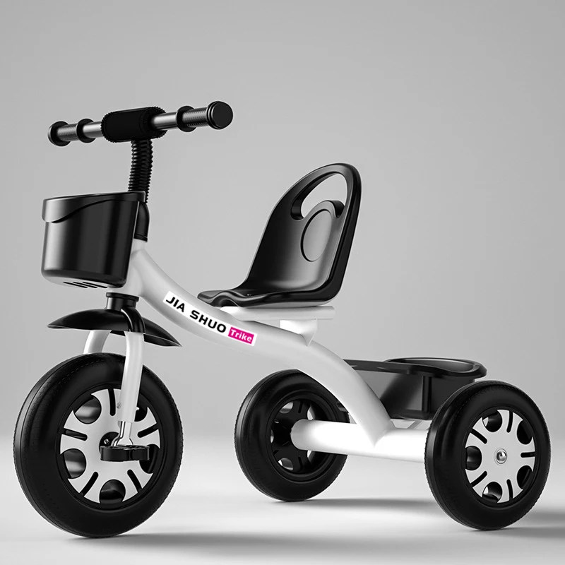 

Jiashuo Kids Tricycle 1-6 Years Old Large Size Baby Pedal Bike with Push Handle Outdoor Ride On Toy for Kindergarten Kids