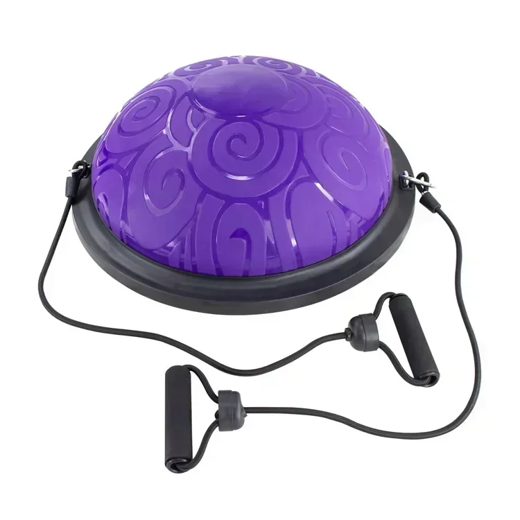 Best-selling Stability Semi-Dr. Pilates Ball PVC Sports Balance Semi-yoga Ball Tirap Fitness Ball