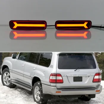 LED bumper light for Toyota Land Cruiser 100 1998-2007 LC100 3-in-1 functions rear running lamp brake turn signal reflector