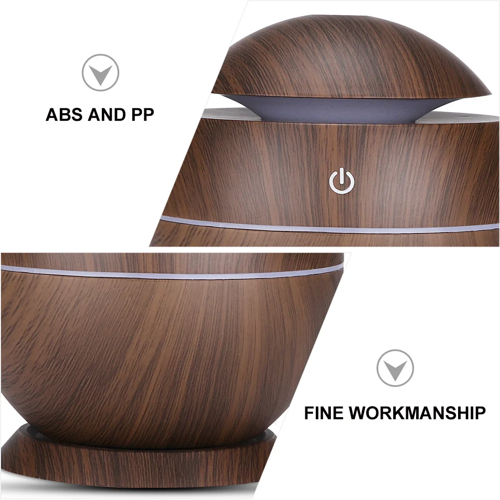 

130Ml Mini Usb For Home Office Car Desktop With Mute Operation Colorful Lighting Air Humidifier Diffuser For Office Home Car