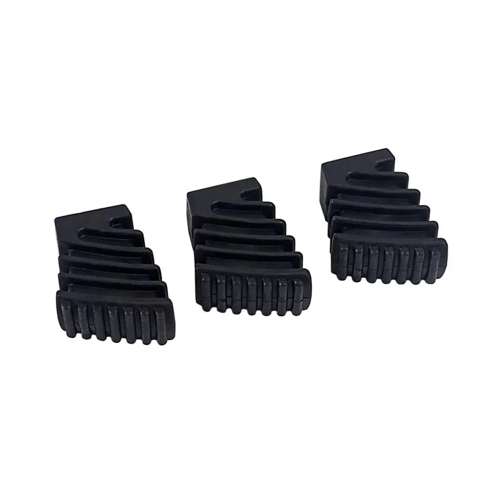 

3 PCS Small Foot Pad Size Percussion Parts Drum Stand Accessories Lightweight Double Braced Floor Friction