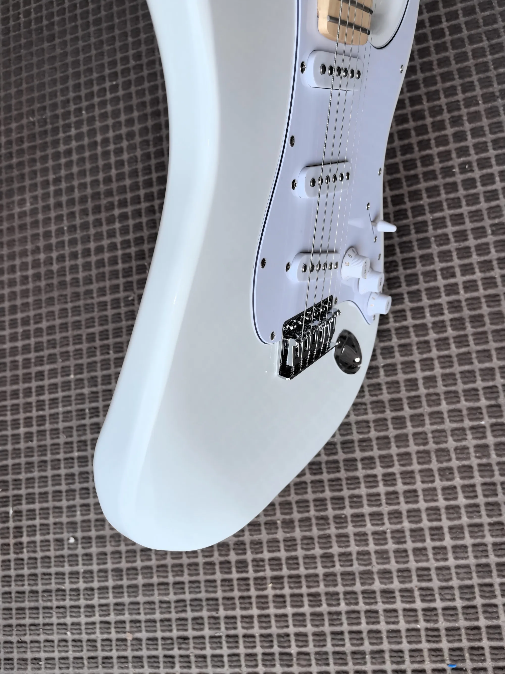 White Cork guitarra elétrica, personalizável, 6 cordas, em estoque, ShipImediatamente antes da ordem