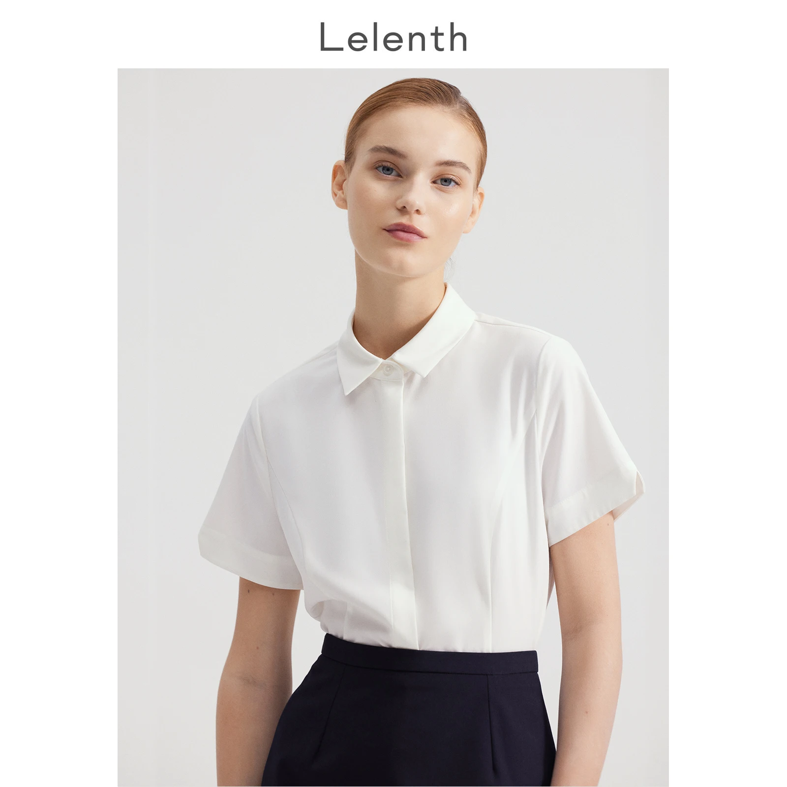 

Костюм женский LeLenth Profesional, белый, для весны, стройнящий, для собеседования, деловой, для офиса, OL Sle