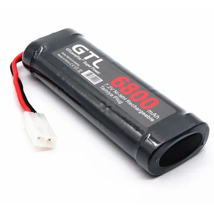 100% original 7.2v bateria 6800mah nimh baterias pacote para rc carro caminhão buggy barco tanque ni-mh baterias cinza ceia potência