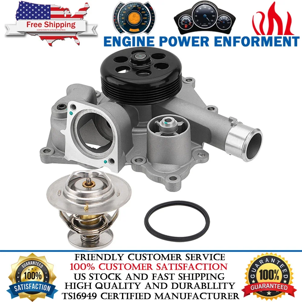 

Water Pump Thermostat For 2005-2010 Jeep Commander Grand Cherokee 5.7L 6.1L HEMI
