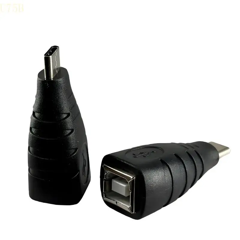 

U75B USB B Female to USB C Male Adapter for Scanner Printer Converter USB Transfer