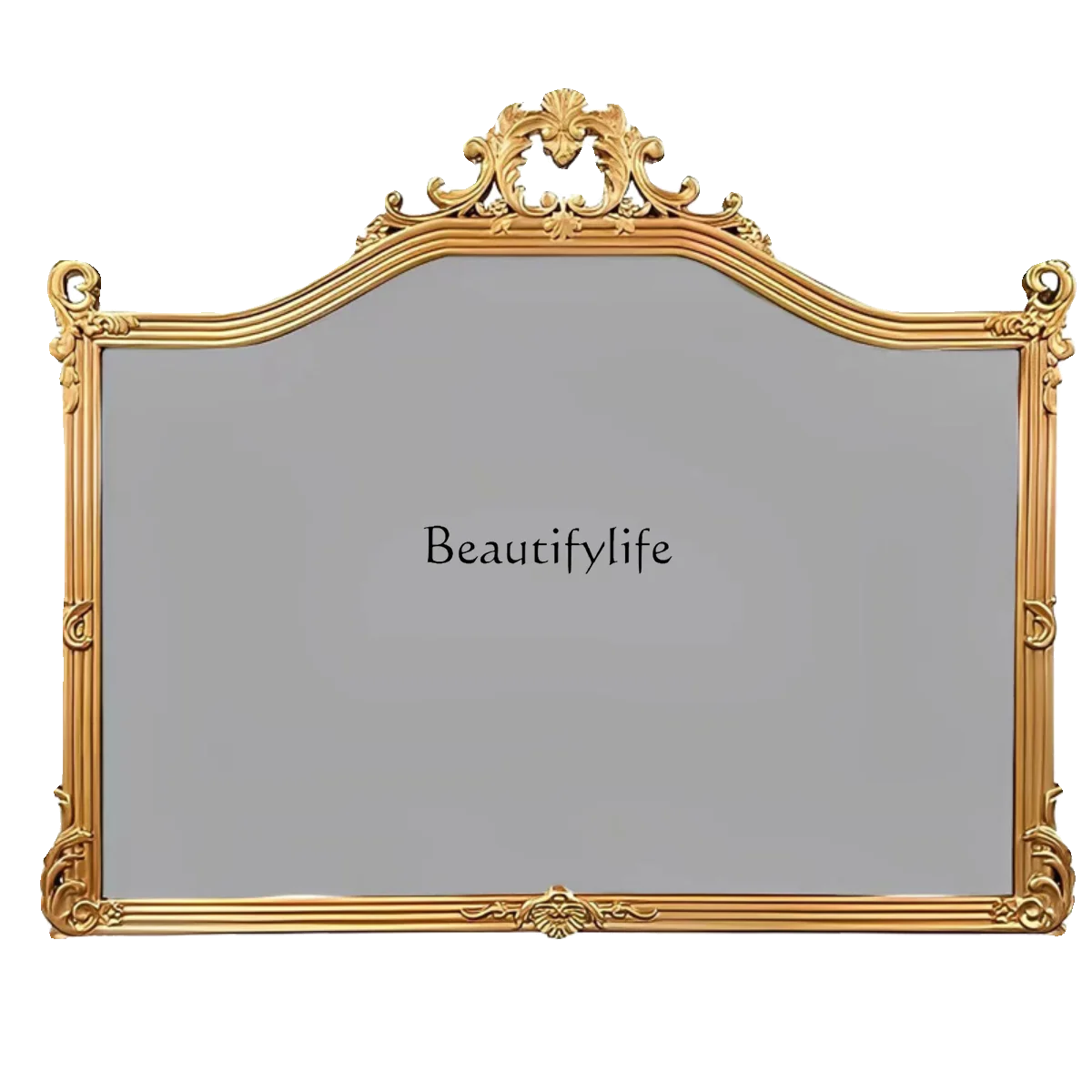 

French special-shaped bathroom wall-mounted American decorative mirror household light luxury bathroom mirror