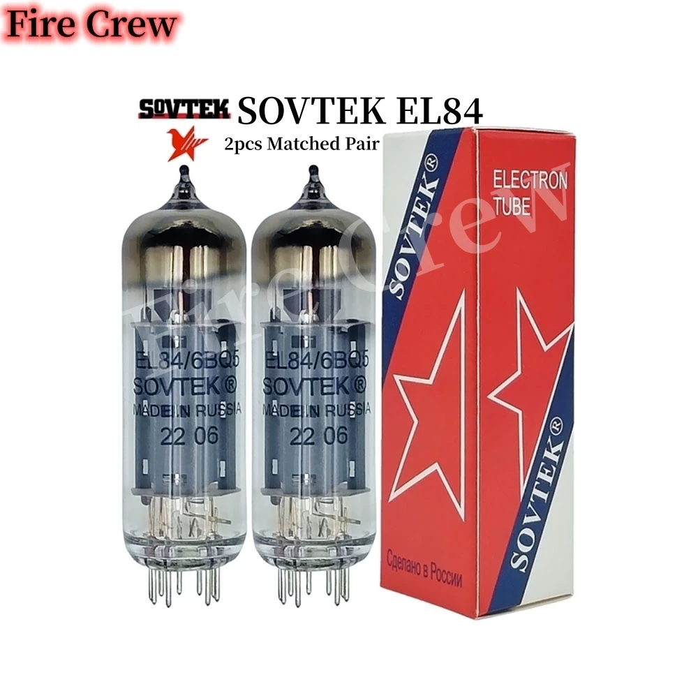 Fire Crew SOVTEK EL84 6BQ5 Vacuum Tube Upgrade 6P14 N709 6N14N HIFI Audio Valve Electronic Tube Amplifier Kit DIY Matched Quad