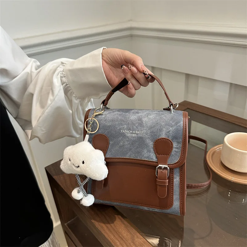 Backpack Contrast Color Handbag Going Out Small Backpack