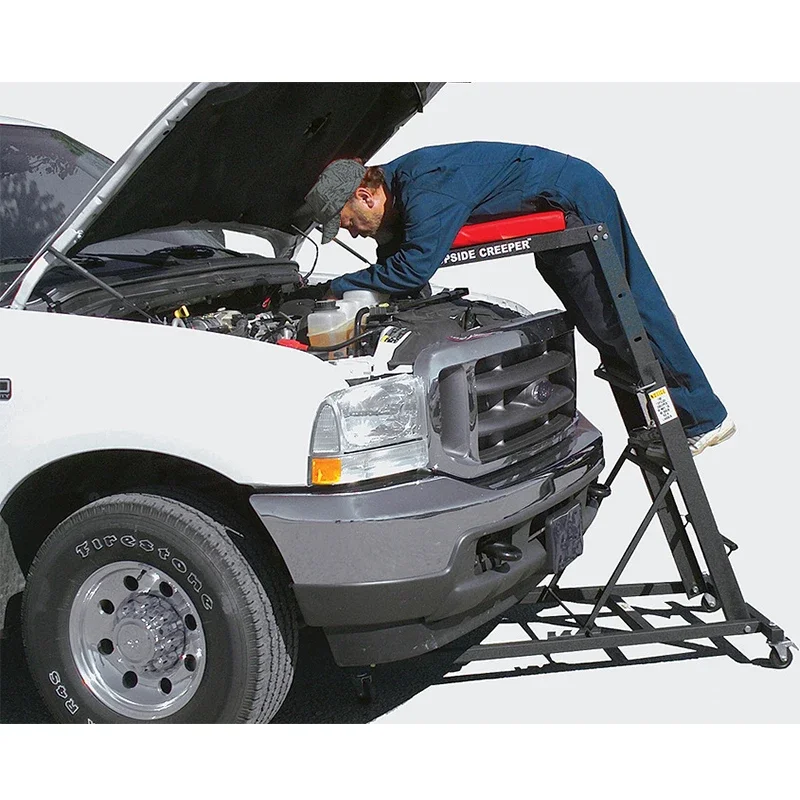 

Topside Foldable Automotive Engine Creeper With 4 Swivel Casters Adjustable 3 Tilt Angle Height for Jeep Pickup Truck Van