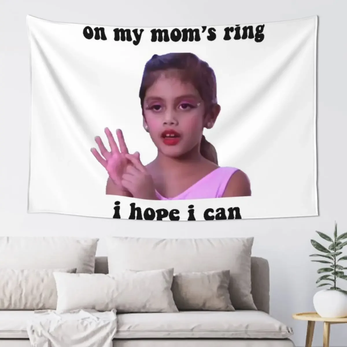 dance moms vivi anne mom’s ring Tapestry Funny Wall Decor Tapestry