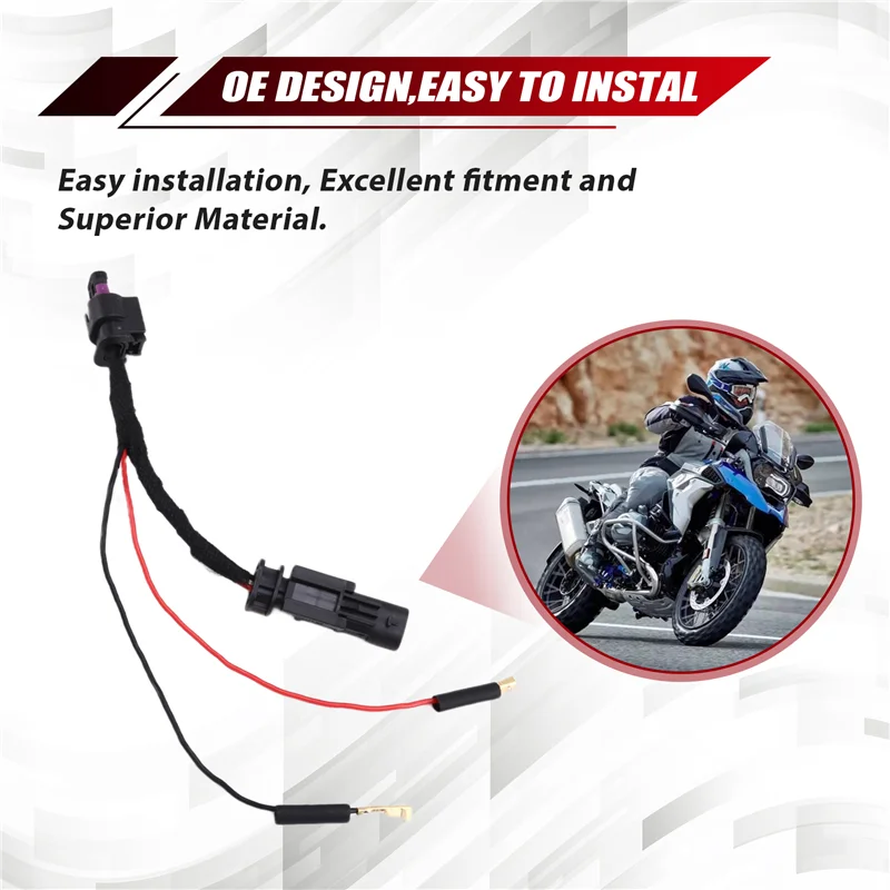 

For BMW R1200GS Motorcycle Cigarette-Lighter Power Taking ACC Data Cable Motorcycle ACC Line-A99D