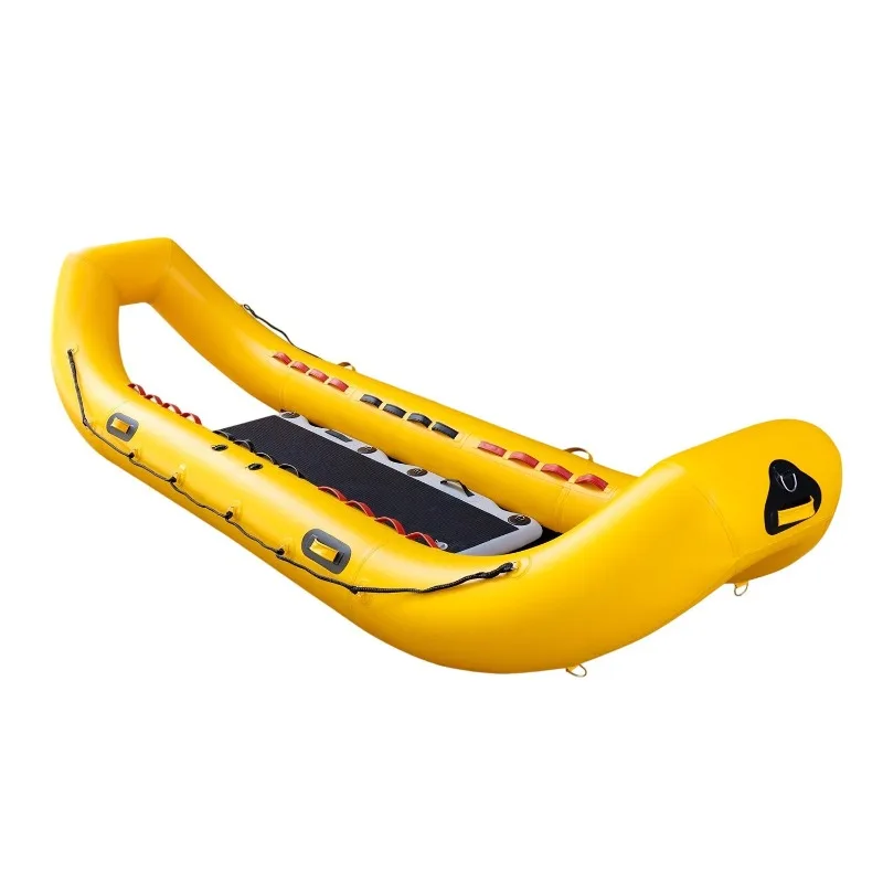 

Ice Rescue Boat 4.7m Length 36cm Pontoon 1.4m Width Hollow Ends EVA Anti-Slip 9cm Reinforced Bottom for Maritime Operations