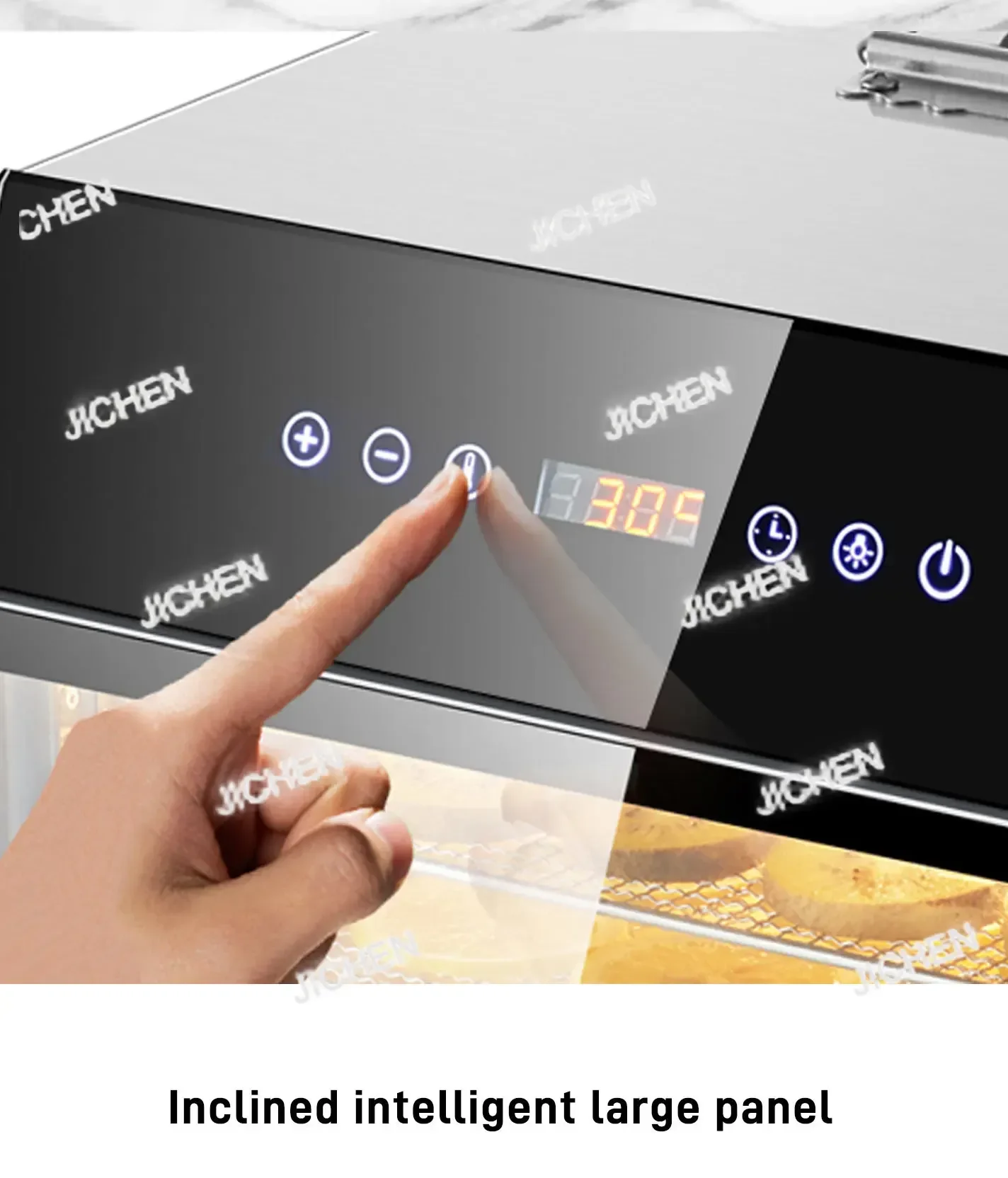 HG 식품 건조기 건조 과일 기계 가정용 및 상업용 스마트 터치 8층 용량 비주얼 도어 조명 포함