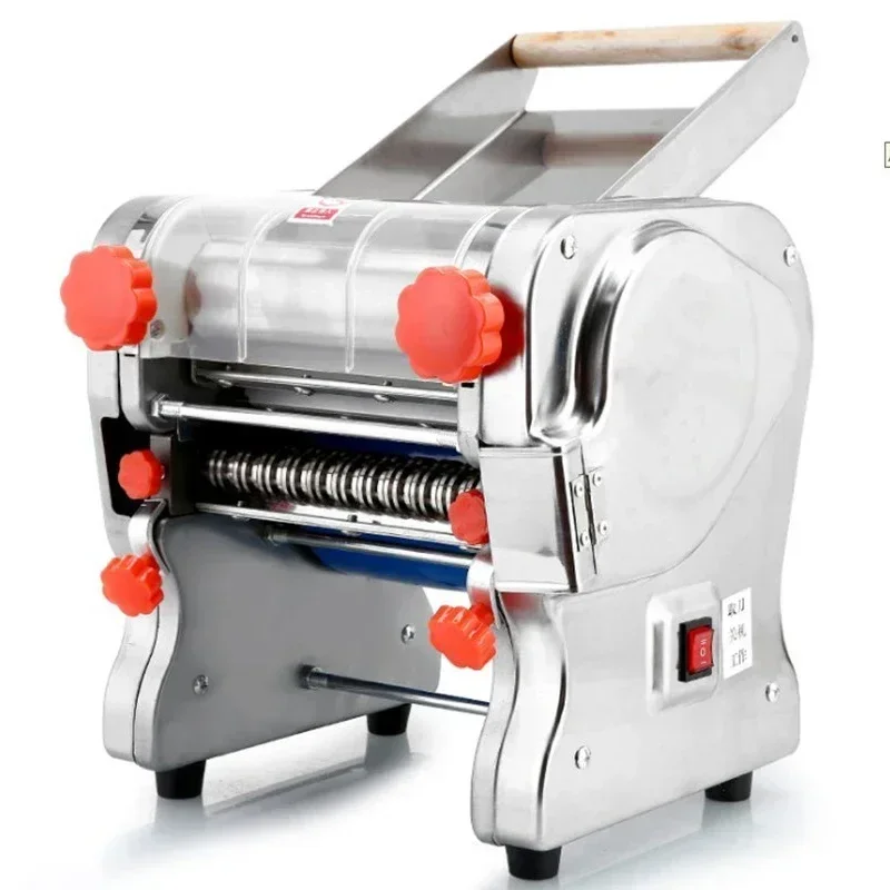 Mesin Mie Otomatis Mesin Pembuat Kulit Pangsit Stainless Steel Mesin Penekan Adonan Listrik