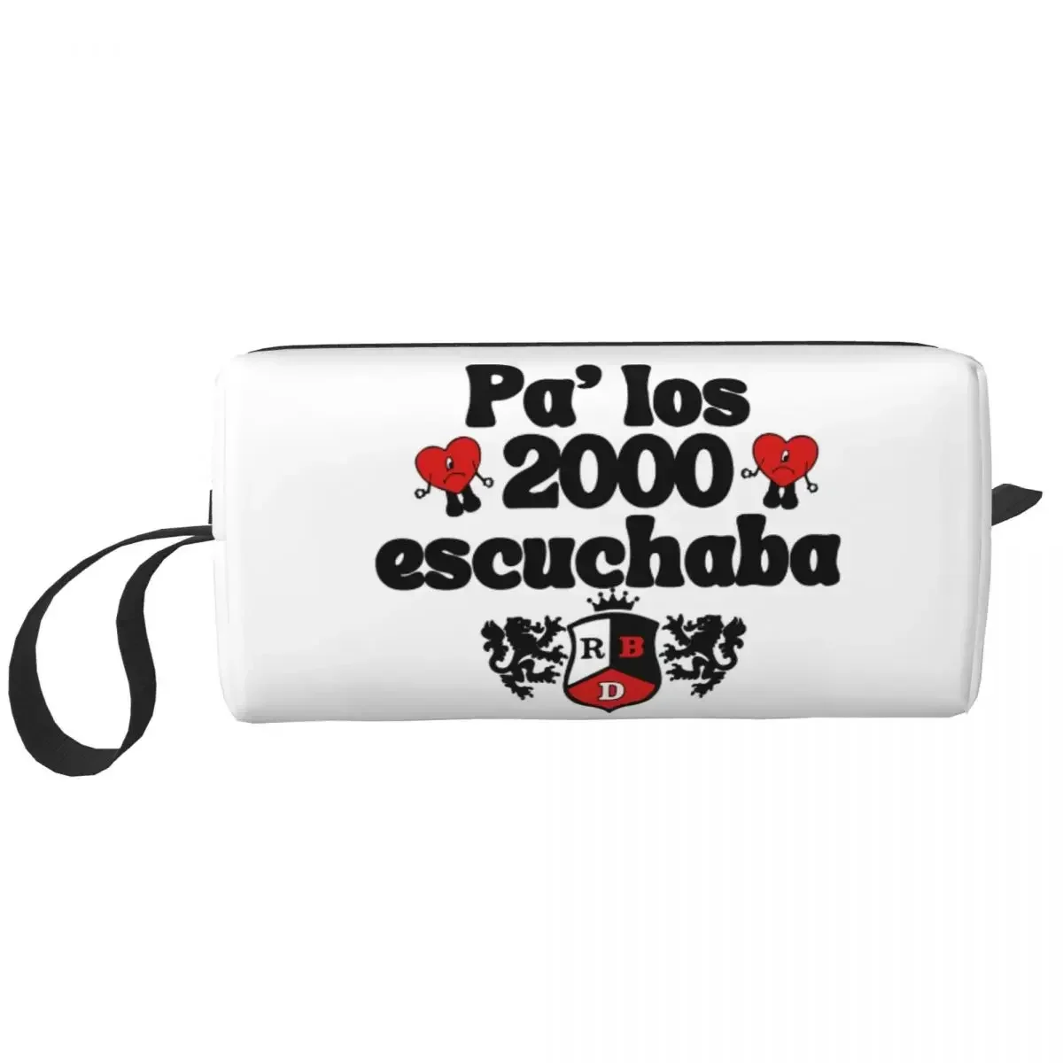 

Rebelde Mexican Logo Makeup Bag Travel Cosmetic Bag for Men Women Rbd Toiletry Bag Dopp Kit