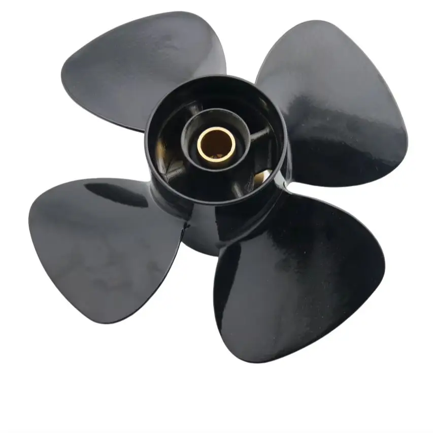 4 Blade Captain Boat Propeller 10x5/7/9 Fit Tohatsu Outboard Engines 25 28 30HP Motor Aluminum Screw 10 Tooth Spline High Thrust