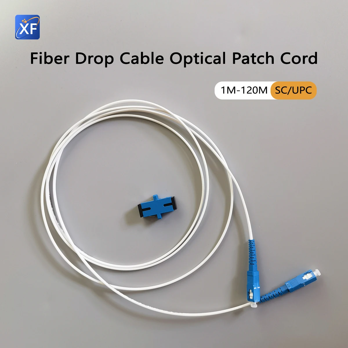 Indoor Drop Fiber Cable Fiber Optic Patch Cord 1M-120M FTTH Single Mode SC/UPC-SC/UPC Factory Wholesale Free Adapter