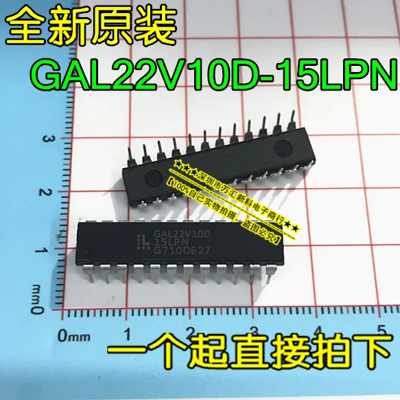 

10pcs orginal new GAL22V10D-15LPN GAL22V10D-25LPN DIP-24