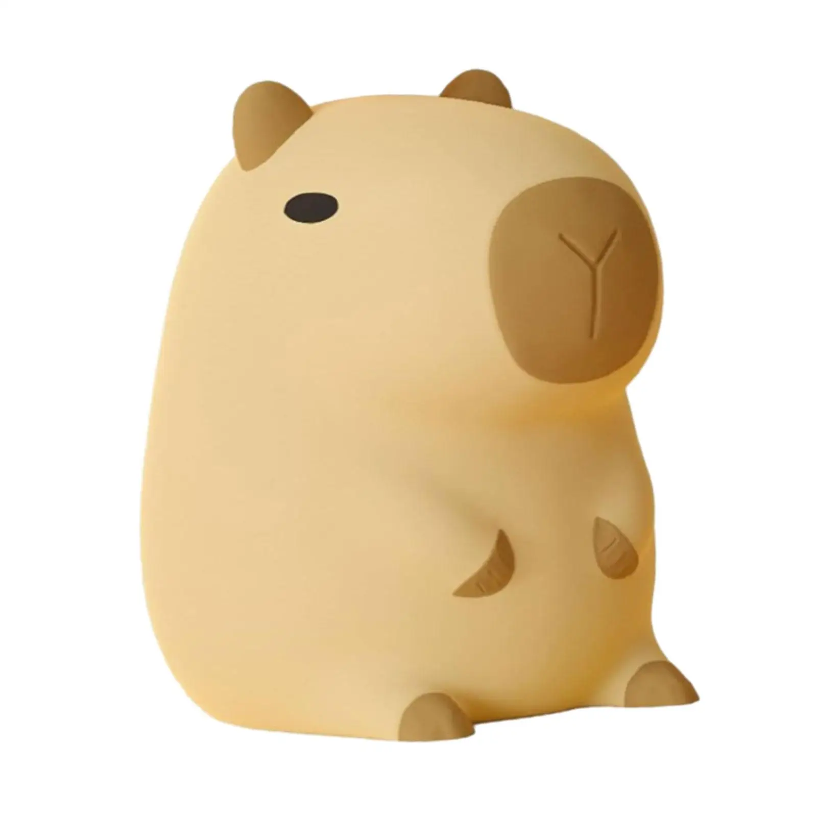 Capybara-Veilleuse avec fonction de synchronisation pour enfants, lumière recyclable pour salon, allaitement, brittop, pépinière, sommeil, 20min, 2