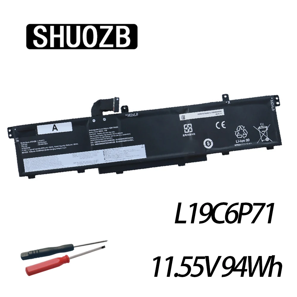 

L19L6P71 Laptop Battery For Lenovo P15 P17 T15G Gen 1 20ST 20SU Series L19L6P71 5B10W13958 5B10W13959 SB10T8320 11.55V 94Wh New