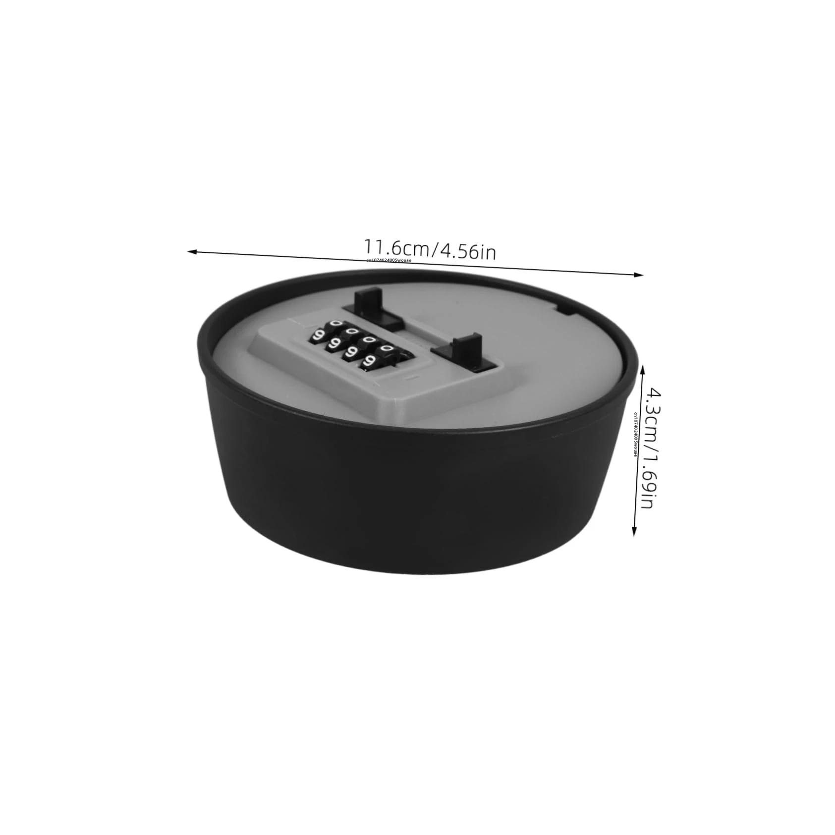 Key Lock Box with Secret Storage Portable Lock Box Large Capacity Diversion Safe Key Lock Box with Code for Home Office Garage