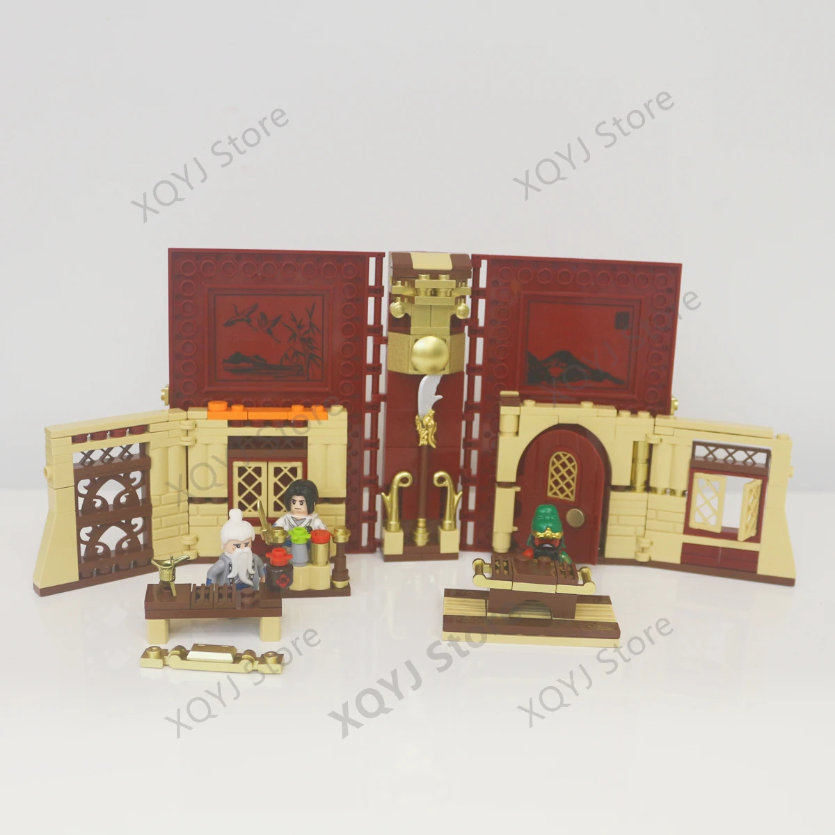 New Three Kingdoms Building Block Pop-Up Book Empty City Strategy Chinese Historical Scene Bricks Toys Educational Toys Gifts