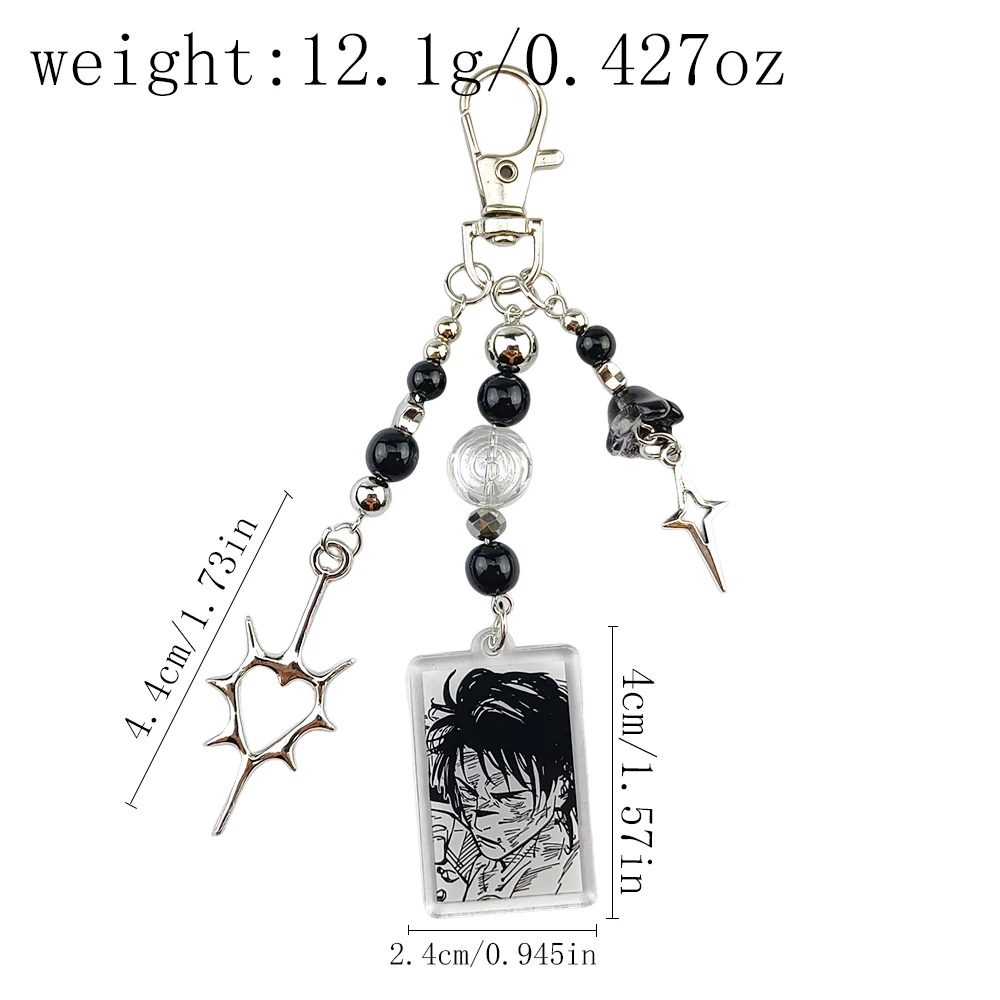 Y2k Japanese Style Choso Sword Keychains Cute Handmade Acrylic Photo Keychain Pendant Festival Party Festival Gifts for Friends
