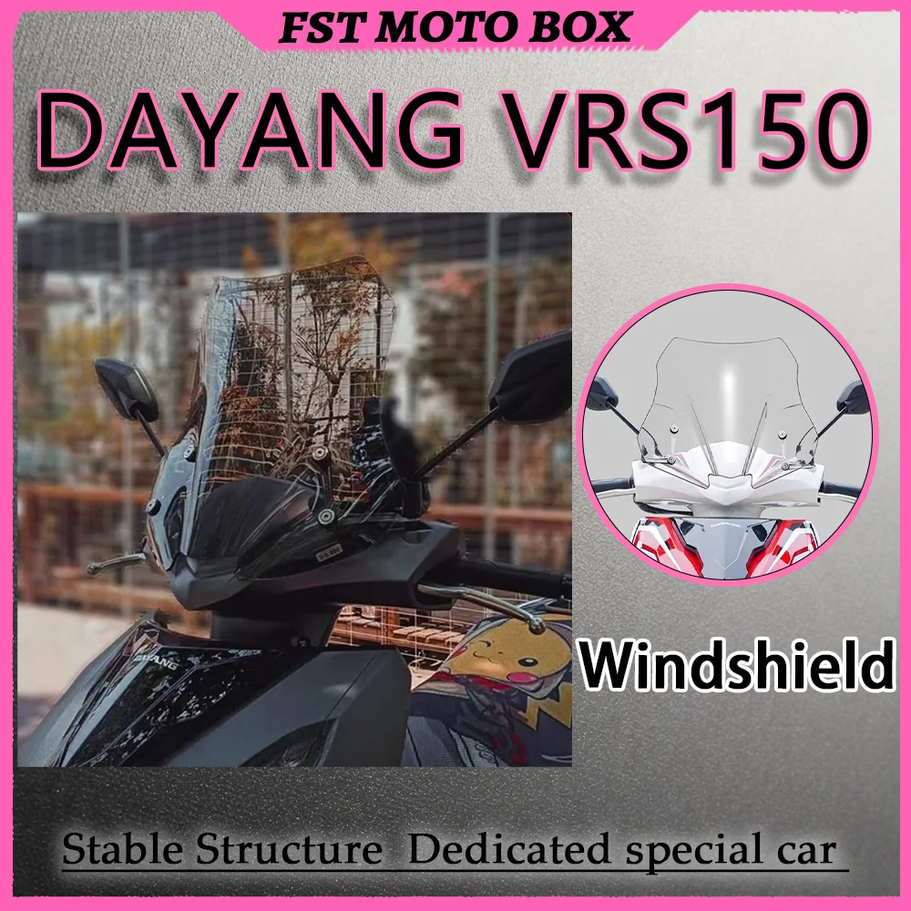 FOR Dayang VRS150 Chest-Protecting Wind Deflector Curved Flow-Guiding Design Streamlined Airflow Noise Reduction Motorcycle