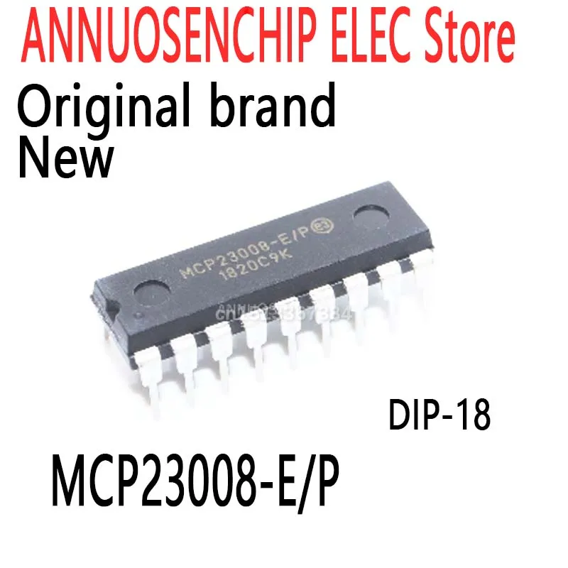 5PCS New and Original MCP23008 23008  DIP-18 MCP23008-E/P