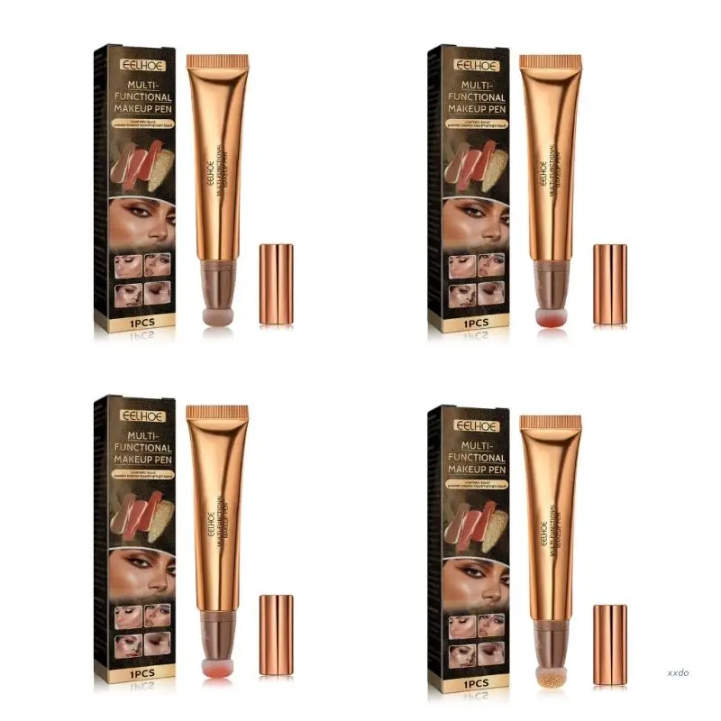 Eelhoe Contour-Beauty Toverstaf Langdurige Blush Beauty Staf Met Kussen Applicator Gezicht Make-Up Toverstaf Multifunctionele Make-Up Pen