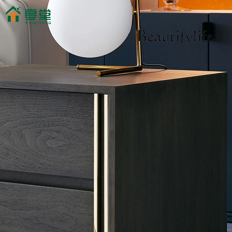 Nordic Light Luxury High-Grade Living Room Sofa Side Table Simple Modern Designer Model Creative Bedside Table