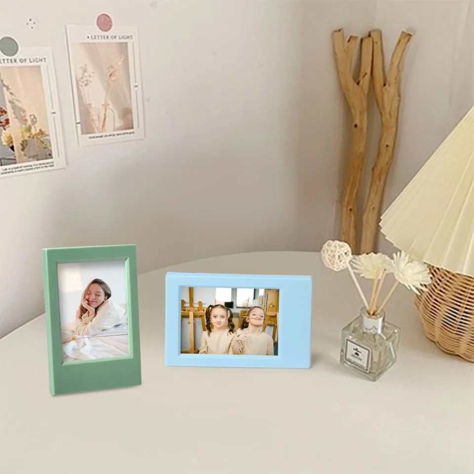 Nuevo marco de película mini de 3 pulgadas a color para cámaras instantáneas Fuji Instax Mini 12 11 12 9 90 Link Play EVO marco vertical 2