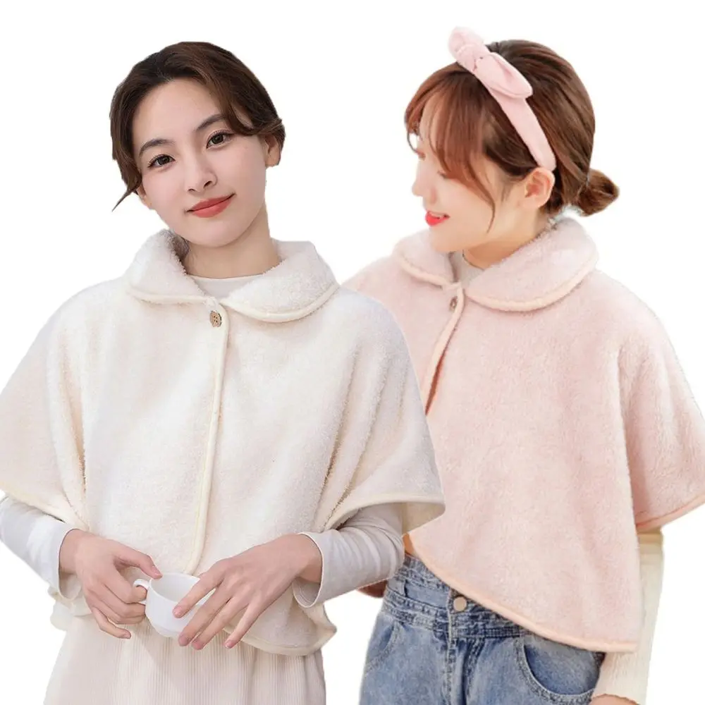 

Cozy Soft Plush Shawl False Collar Warm Autumn Winter Scarf Protection Cervical Spine Neck Warmer Outwear Shoulder