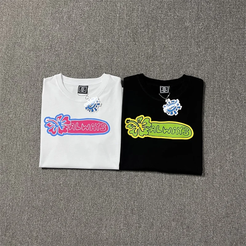Always Do What You Should Do Letter Logo T-Shirts Men Women 1:1 High Quality ADWYSD Black Short Sleeves Top Tees