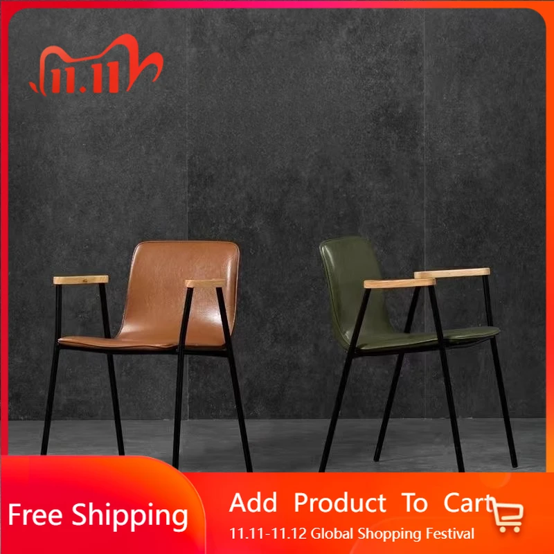 

Luxury Modern Dining Chairs Pedicure Lounge Comfortable Unique Makeup Dining Chairs Wedding Vintage Metal Sillas Home Furniture