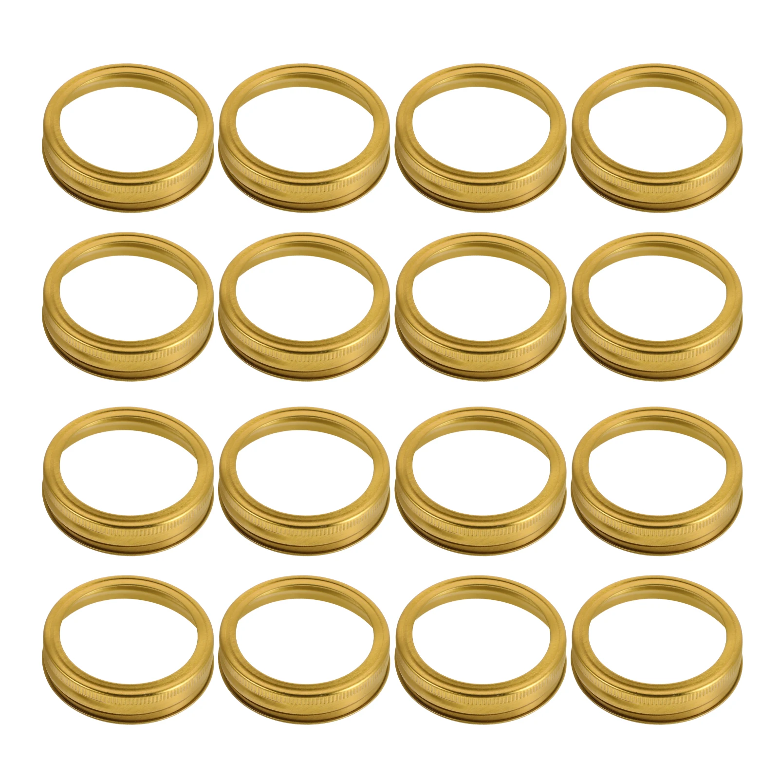 

24pcs Wide Mouth Jar Lids Tinplate Canning Bands Reusable For Food Storage Jam Fruits Preserving Lid Ring Cap Set Kitchen